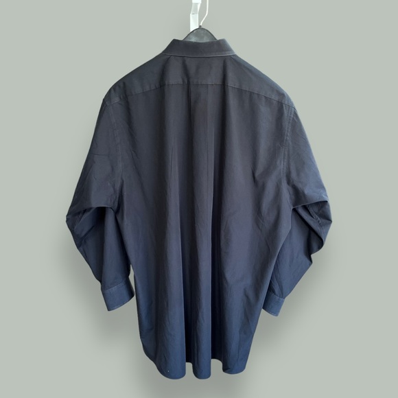 Covington Black Button Down Dress Casual Shirt - Picture 3 of 16